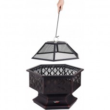 LUND Gratar/ semineu de gradina, dimensiuni 70x60x..